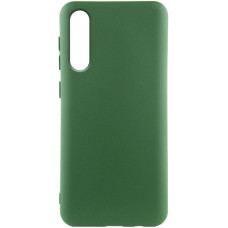 Чехол-силикон Getman Liquid Silk Full Camera Samsung Galaxy A50, A505, A30S, A307, A50S, A507 (Зеленый / Dark Green)