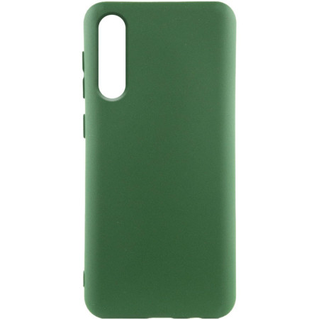 Чехол-силикон Getman Liquid Silk Full Camera Samsung Galaxy A50, A505, A30S, A307, A50S, A507 (Зеленый / Dark Green)