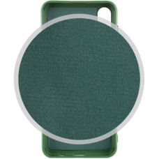 Чехол-силикон Getman Liquid Silk Full Camera Samsung Galaxy A50, A505, A30S, A307, A50S, A507 (Зеленый / Dark Green)