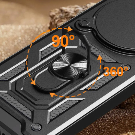 Чехол-Ударопрочный Camshield Serge Ring Xiaomi 14 Pro 5G, Черный