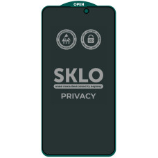 Защитное стекло SKLO 5D Privacy iPhone 16 Pro Max, Черный