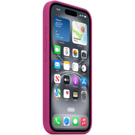 Чехол-силикон оригинал Silicone Case with Magsafe and Animation iPhone 16 Pro Max Star Fruite