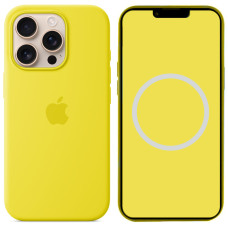 Чехол-силикон оригинал Silicone Case with Magsafe and Animation iPhone 16 Pro Max Fuchsia