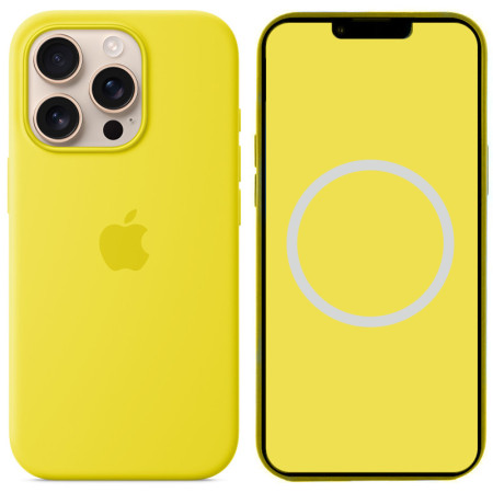 Чехол-силикон оригинал Silicone Case with Magsafe and Animation iPhone 16 Pro Max Fuchsia