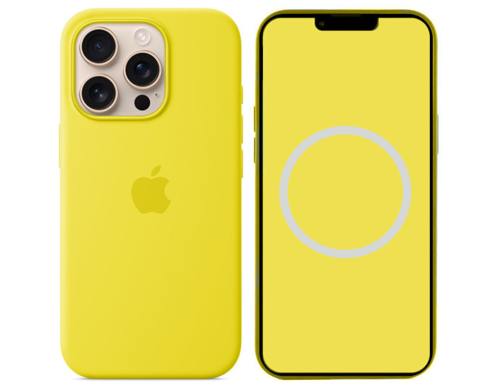 Чехол-силикон оригинал Silicone Case with Magsafe and Animation iPhone 16 Pro Max Fuchsia
