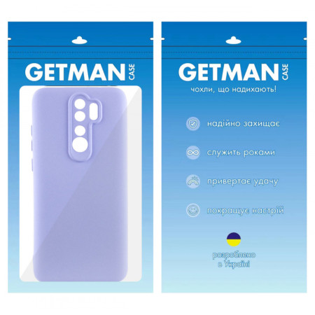 Чехол-силикон Getman Liquid Silk Full Camera Xiaomi Redmi Note 8 Pro (Сиреневый / Dasheen)