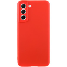 Чехол-силикон Silicone Cover Lakshmi Full Camera Samsung S21 FE, G990 (Красный / Red) (Класс B)