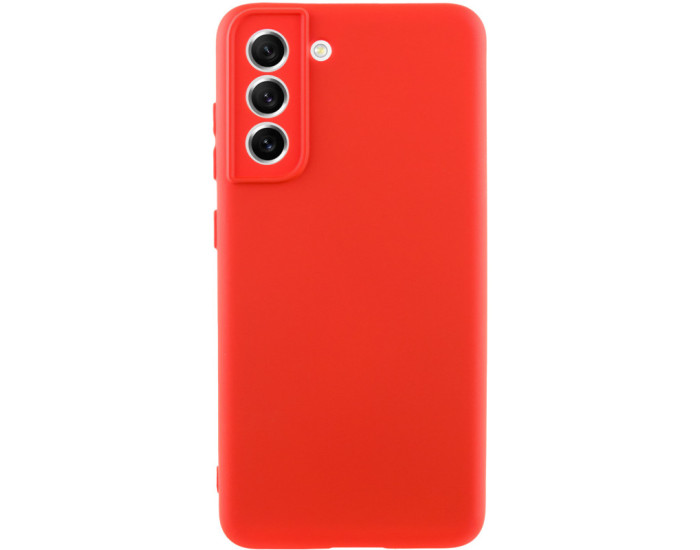 Чохол-силікон Silicone Cover Lakshmi Full Camera Samsung S21 FE, G990 (Червоний / Red)