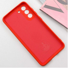 Чохол-силікон Silicone Cover Lakshmi Full Camera Samsung S21 FE, G990 (Червоний / Red)