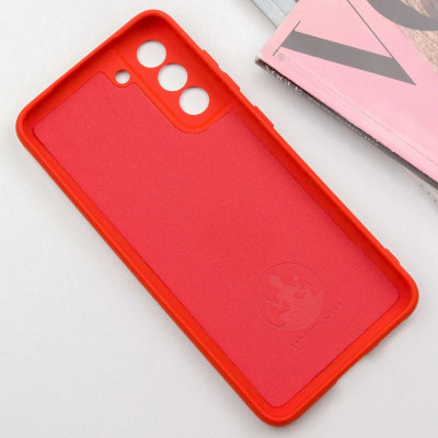 Чохол-силікон Silicone Cover Lakshmi Full Camera Samsung S21 FE, G990 (Червоний / Red)