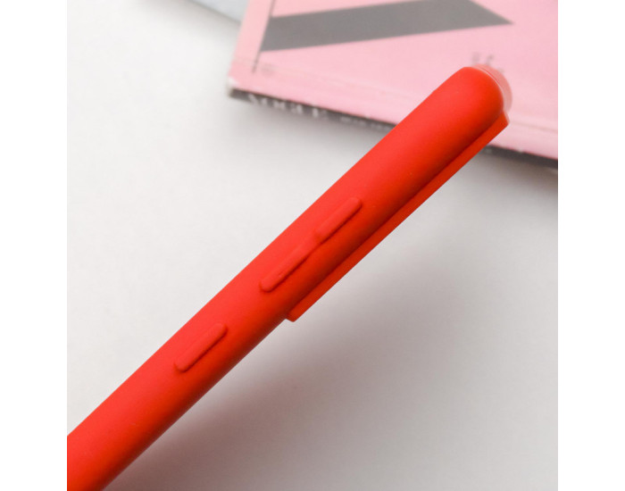 Чохол-силікон Silicone Cover Lakshmi Full Camera Samsung S21 FE, G990 (Червоний / Red)