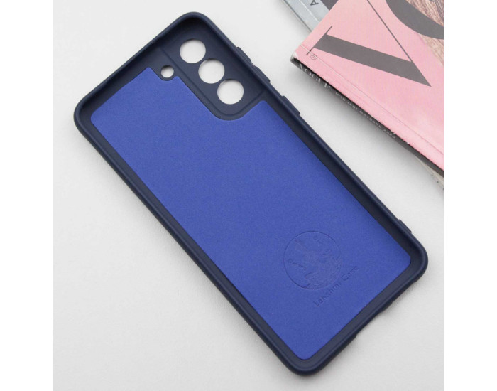 Чохол-силікон Silicone Lakshmi Full Camera Samsung S21 FE, G990, (Темно-синій / Dark Blue)
