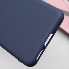 Чохол-силікон Silicone Lakshmi Full Camera Samsung S21 FE, G990, (Темно-синій / Dark Blue)