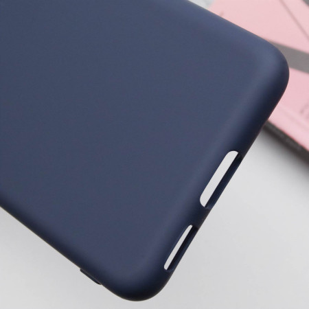 Чехол-силикон Silicone Lakshmi Full Camera Samsung S21 FE, G990, (Темно-синий / Dark Blue)