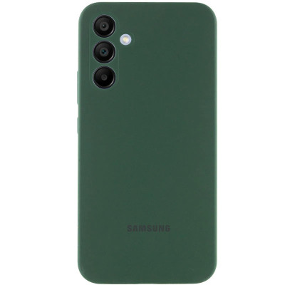 Чохол-силікон Silicone Lakshmi Full Camera (AAA) with Logo Samsung S721B S24 FE, (Зелений / Cyprus Green)