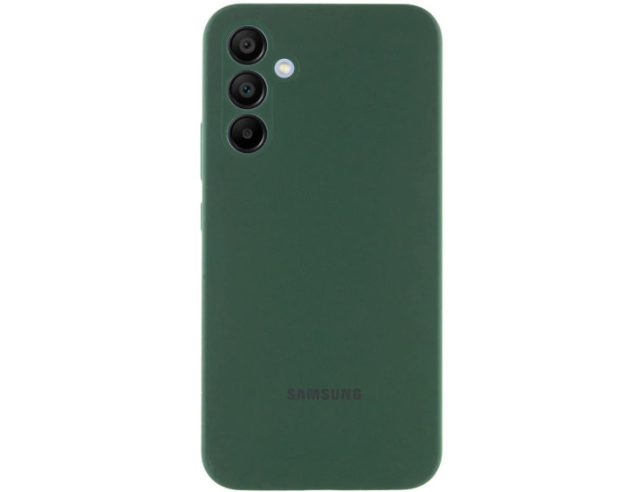 Чохол-силікон Silicone Lakshmi Full Camera (AAA) with Logo Samsung S721B S24 FE, (Зелений / Cyprus Green)