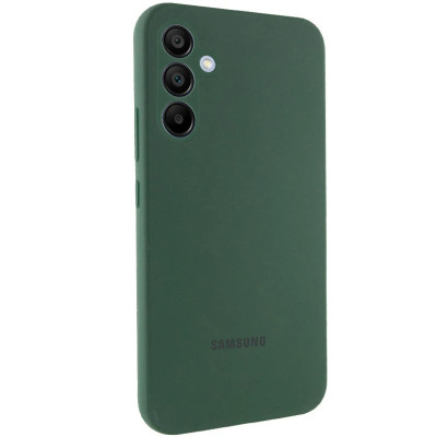 Чохол-силікон Silicone Lakshmi Full Camera (AAA) with Logo Samsung S721B S24 FE, (Зелений / Cyprus Green)