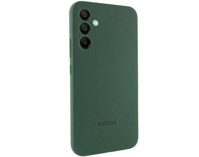 Чохол-силікон Silicone Lakshmi Full Camera (AAA) with Logo Samsung S721B S24 FE, (Зелений / Cyprus Green)