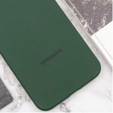 Чохол-силікон Silicone Lakshmi Full Camera (AAA) with Logo Samsung S721B S24 FE, (Зелений / Cyprus Green)