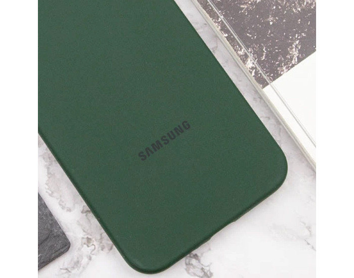 Чохол-силікон Silicone Lakshmi Full Camera (AAA) with Logo Samsung S721B S24 FE, (Зелений / Cyprus Green)