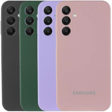 Чехол-силикон Silicone Lakshmi Full Camera (AAA) with Logo Samsung S721B S24FE, (Темно-синий / Midnight blue)
