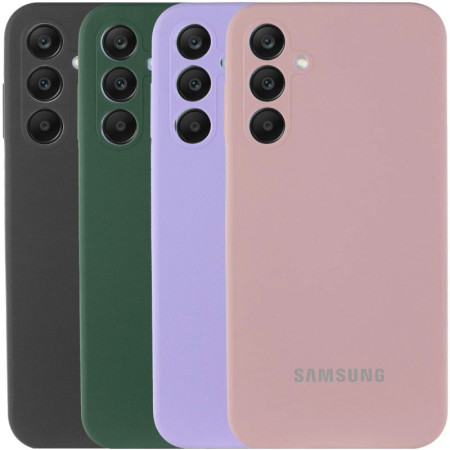 Чехол-силикон Silicone Lakshmi Full Camera (AAA) with Logo Samsung S721B S24FE, (Темно-синий / Midnight blue)