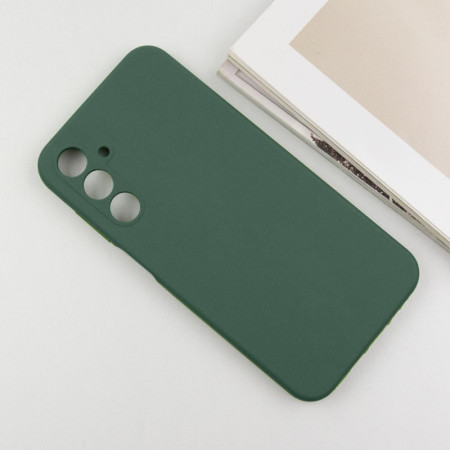 Чехол-силикон Silicone Lakshmi Full Camera Samsung S721B S24FE, (Зеленый / Cyprus Green)