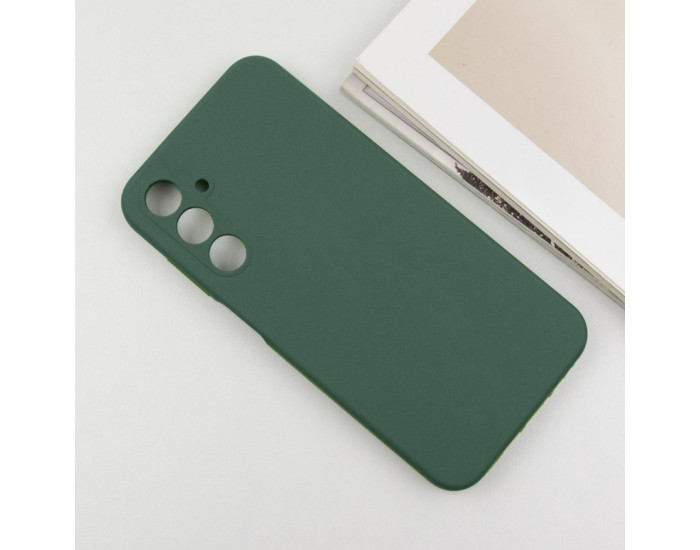 Чехол-силикон Lakshmi Full Camera Samsung S721B S24 FE (Зеленый / Cyprus Green)