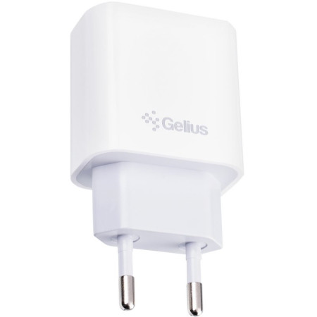 Сетевое зарядное устройство Gelius Merge GP-HC060 GAN USB+Type-C 35W (QC/PD/PPS) White
