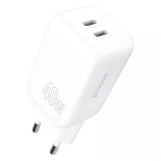 Сетевое зарядное устройство Proove Silicone Power 40W (Type-C+ Type-C) (Черный \ Black)