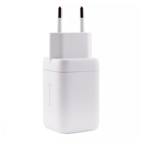 Сетевое зарядное устройство Proove Silicone Power 40W (Type-C+ Type-C) (Черный \ Black)