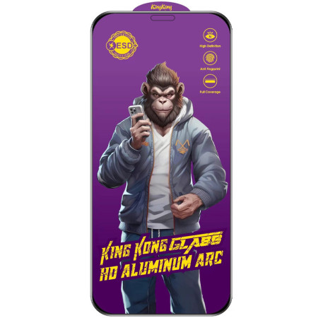 Защитное стекло 5D Anti-static Purple iPhone 14 Pro Max, Черный Защитное стекло 5D Anti-static Purple iPhone 14 Pro Max, Черный