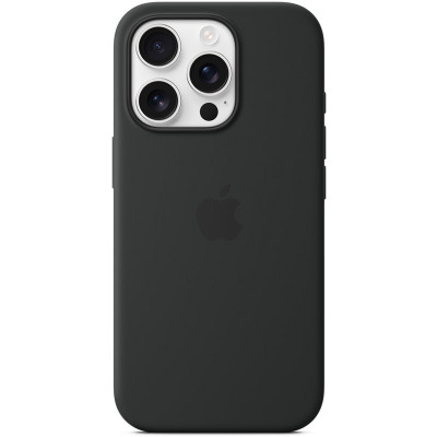 Чохол-силікон оригінал Silicone Case with Magsafe and Animation iPhone 16 Pro Max Black