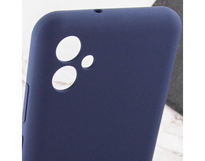 Чехол-силикон Lakshmi Full Camera Samsung A055 Galaxy A05 (Синий / Midnight Blue)