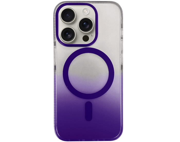 Чехол-силикон Shadow  iPhone 14 Pro (with MagSafe) (Purple)