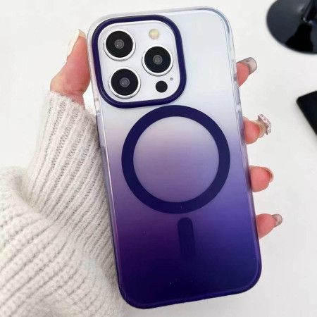 Чехол-силикон Shadow  iPhone 14 Pro (with MagSafe) (Purple)