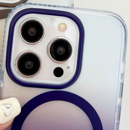 Чехол-силикон Shadow  iPhone 14 Pro (with MagSafe) (Purple)