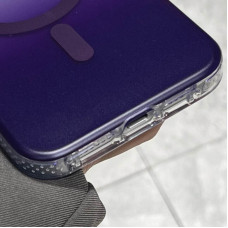 Чехол-силикон Shadow  iPhone 14 Pro (with MagSafe) (Purple)