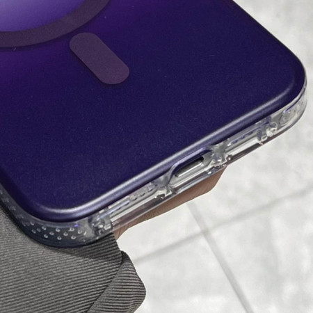 Чехол-силикон Shadow  iPhone 14 Pro (with MagSafe) (Purple)