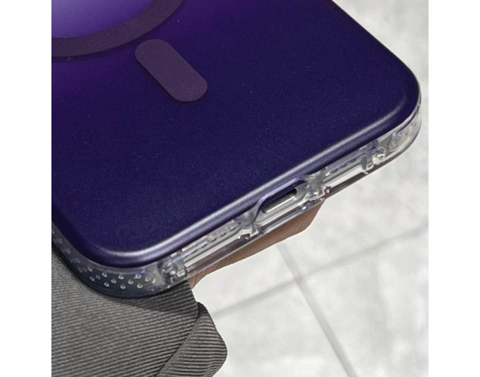 Чехол-силикон Shadow  iPhone 14 Pro (with MagSafe) (Purple)