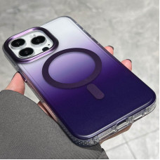Чехол-силикон Shadow  iPhone 14 Pro (with MagSafe) (Purple)