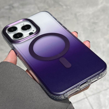 Чехол-силикон Shadow  iPhone 14 Pro (with MagSafe) (Purple)