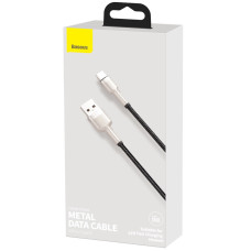 Кабель USB Baseus Cafule Metal USB to Type-C (66W/1m) Black (CAKF000101)