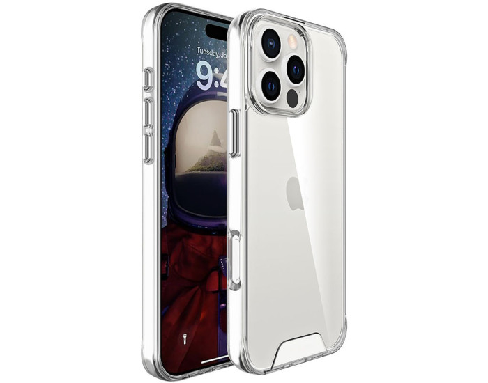 Чехол-силикон Space Case with MagSafe Apple iPhone 16 Pro Прозрачный