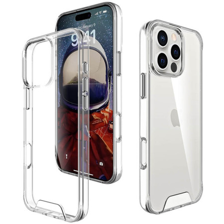 Чехол-силикон Space Case with MagSafe Apple iPhone 16 Pro Прозрачный