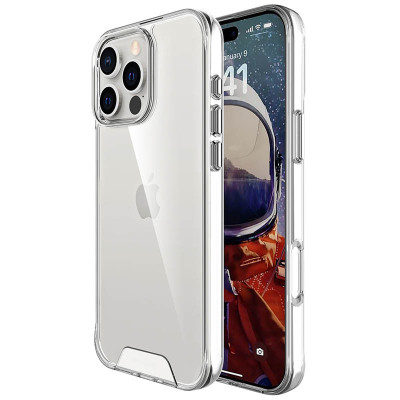 Чехол-силикон Space Case with MagSafe Apple iPhone 16 Pro Прозрачный