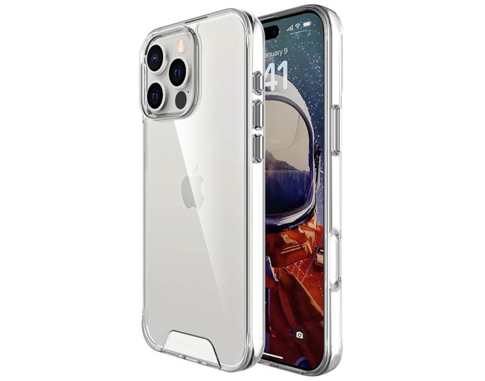 Чехол-силикон Space Case with MagSafe Apple iPhone 16 Pro Прозрачный
