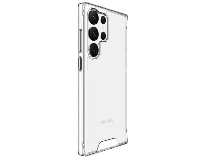 Чохол-силікон Space Case transparent Samsung S25 Ultra Прозорий