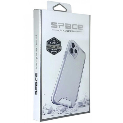 Чехол-силикон Space Case transparent Samsung S25 Ultra Прозрачный