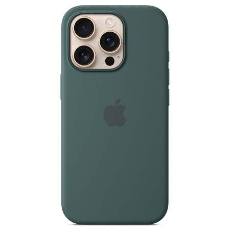 Чехол-силикон оригинал Silicone Case with Magsafe and Animation iPhone 16 Pro Max Lake Green